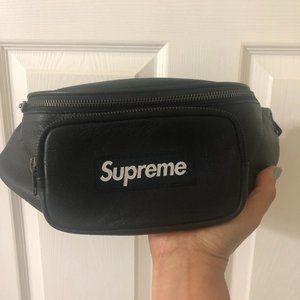 Supreme Leather Waist Bag